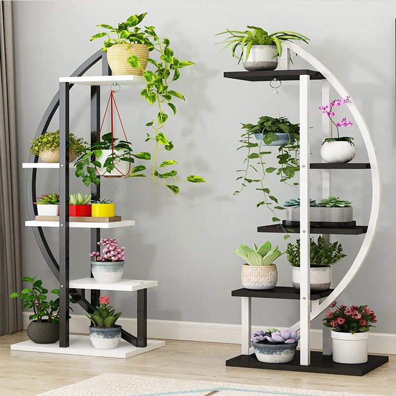 

Floral Multi-storey Indoor Special Living Room Hanging Basket Bedroom Home Space Saving Balcony Decoration Shelves Landing