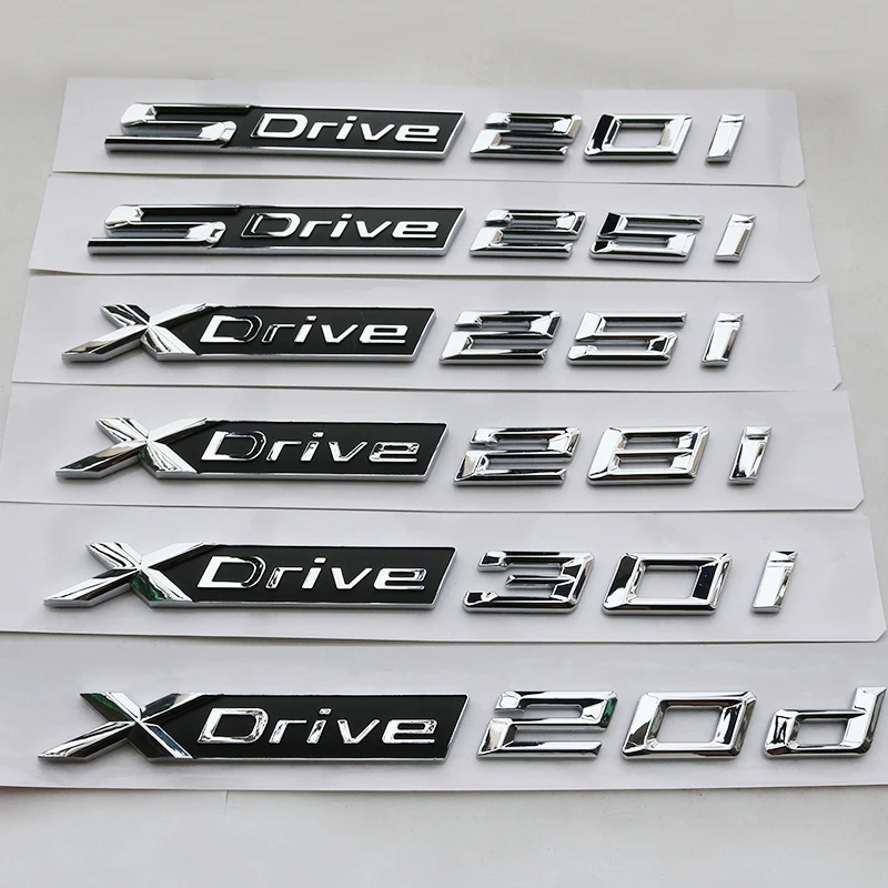 Наклейка на багажник BMW XDrive SDrive 18i 20i 25i 28i 30i 35i 40i 50Li 20d X1 X3 X4 X5 X6 X7 | Автомобили и