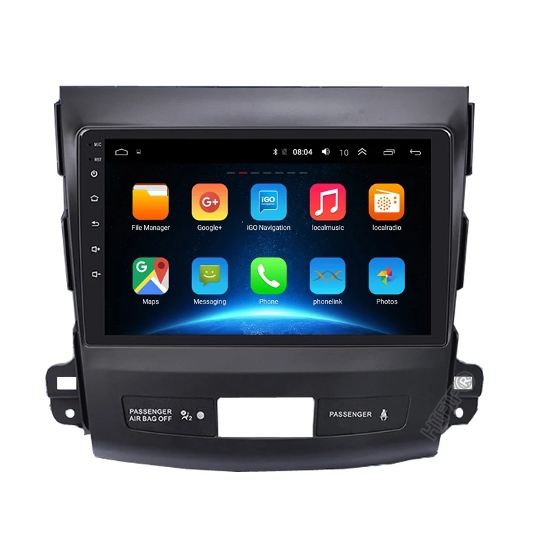 Android 9,0 автомобильный dvd gps мультимедийный плеер радио для Mitsubishi Outlander 2006- peugeot 4007/Citroen C-Crosser 2.5D