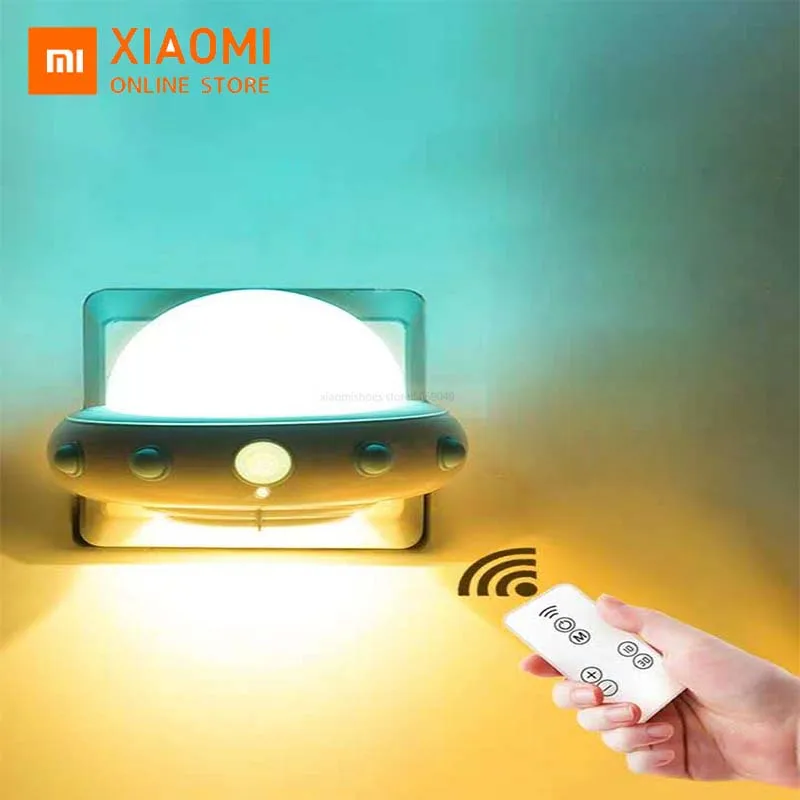 

Xiaomi Mijia Night Light Remote Control Bedroom Eye Protection Energy-Saving Children's Room Night Table Lamp