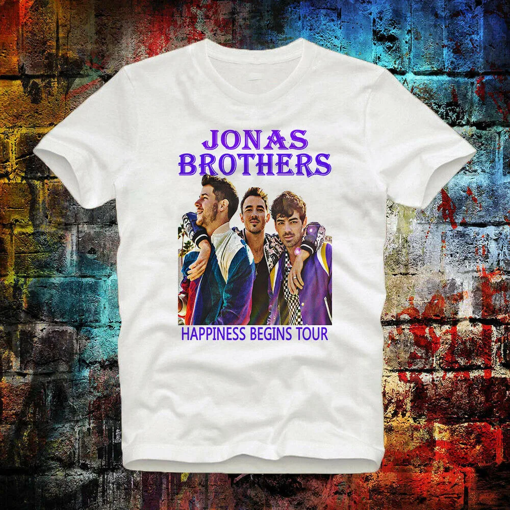 Happy begin. Jonas brothers футболка. happy brother.