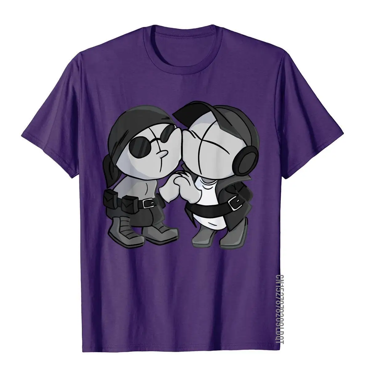 Madness-Combat Deimos and Sanford Funny T-Shirt__B9323purple