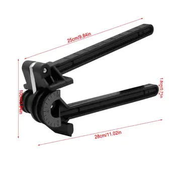 

4 in 1 180 Degree 5/6/8/10mm Pipe Tube Bender 4 Slot Combination Bending Tool