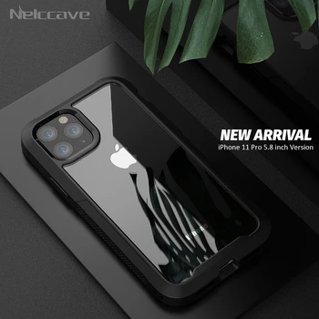 

50Pcs Transparent Anti-Scratch Protective Case For iPhone 11 Pro XS Max XR X 8 7 6S Plus Hard PC + TPU Bumper Dual Layer Cover