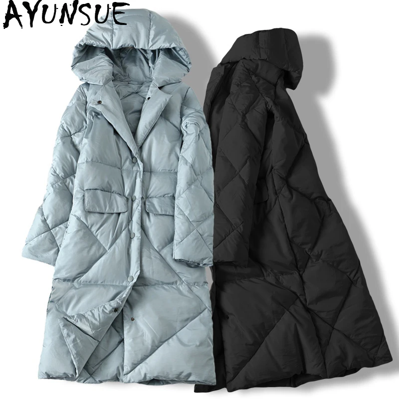 women's down puffer coat with hood