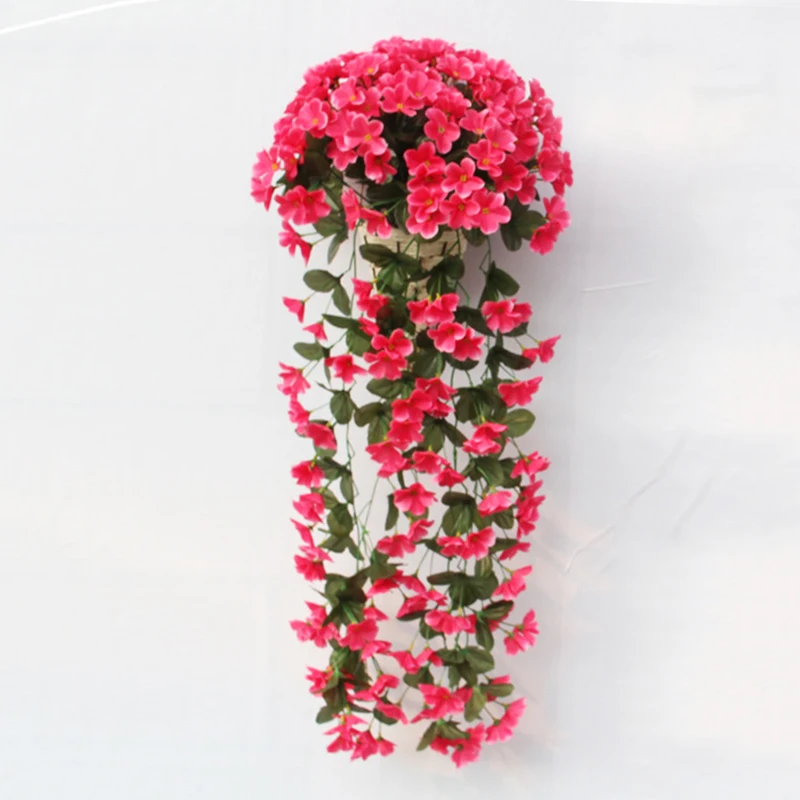 

Home Artificial Flower Decor Bookstore Violet Hanging Balcony Plant Garland Nobby Modern Fashionable High Quality