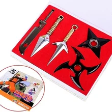 5 шт. горячий комикс аниме Kishimoto Masashi Наруто ниндзя скрытый кунай шурикен Дартс металлическая модель Фигурка