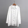 Women's Blouses Tops White Blusas 2022 Long Sleeve Embroidery Women Clothes Plus Size Female Loose Long Shirts Spring 4XL 5XL ► Photo 1/6