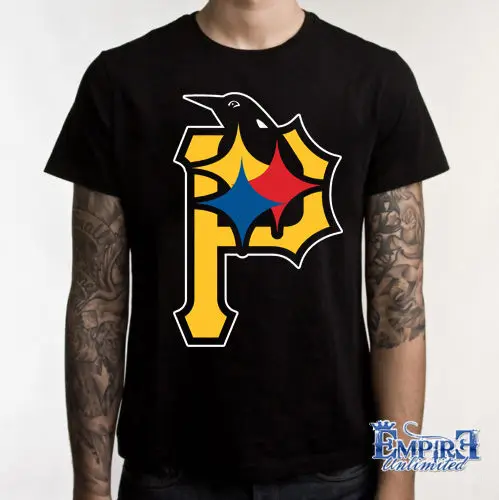 Steelers SHIRT PITTSBURGH T-shirt FOOTBALL Penguins Tee Pirates baseball T 100% Cotton For Man shirt printing mens tee shirts |
