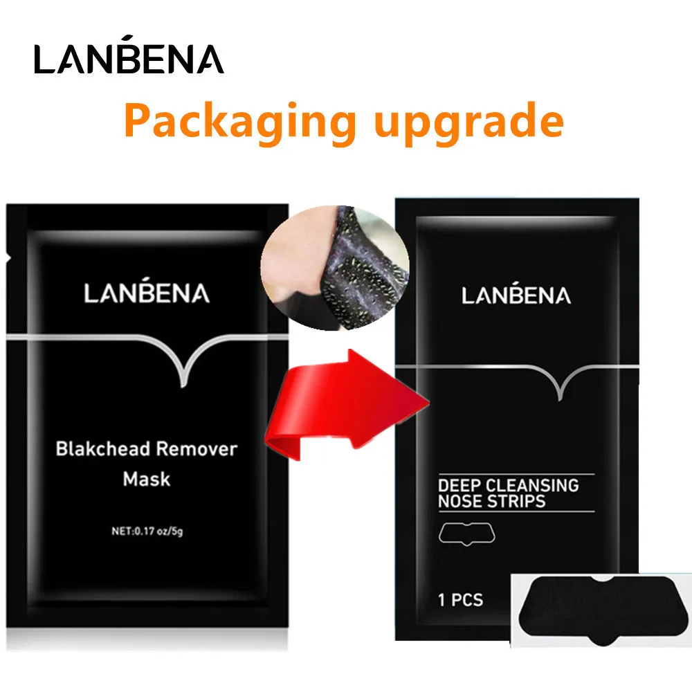 LANBENA Nose Mask Blackhead Remover Mask Deep Cleansing Peeling Nasal Stick Oil Control Acne Treatment Remove Tool Skin Care