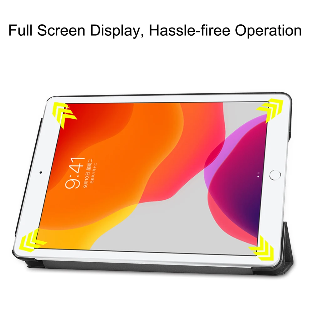 Чехол MTT для iPad 7-го поколения, 10,2 дюймов,, тонкий, из искусственной кожи, откидной, смарт-чехол, 10,2 дюймов, Авто Режим сна/пробуждения, сумка для планшета, Funda