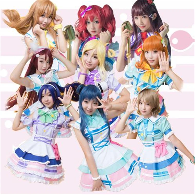 Платье для косплея Love Live Sunshine Aqours All Memders вечерние платья Ruby Dia Watanabe You Cos |