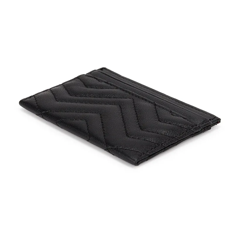 Ultrathin Card Holder Minimalist Slim Sheepskin Leather Wallet for Men Women Mini Small Card Wallet 2023 New Ladies Coin Purses