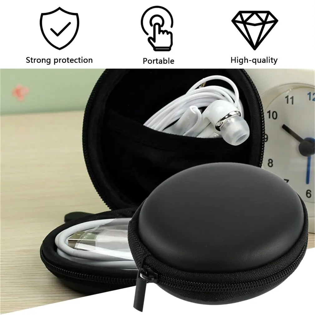 

1 pcs Earbuds SD Card Hold Case, Storage Carrying Hard Earphone Bag, Headphone Box Brand New