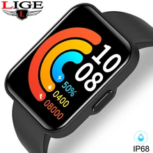 

LIGE Men Smart Watch For Xiaomi Women Smartwatch Bluetooth Apple Watches Sport Bracelet Blood Oxygen Wristbands Waterproof Clock