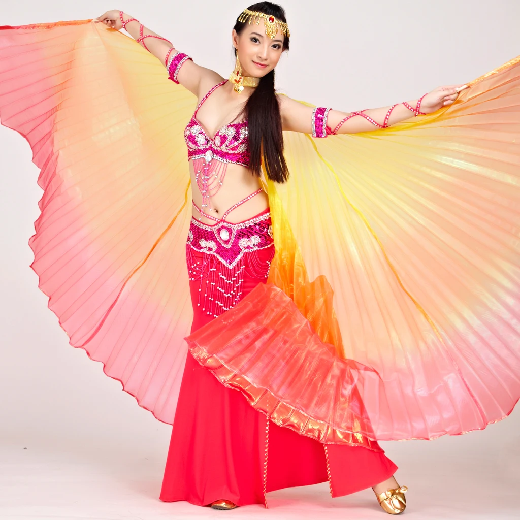 Belly Dance Accessories ISIS Wings Butterfly with Telescopic Sticks