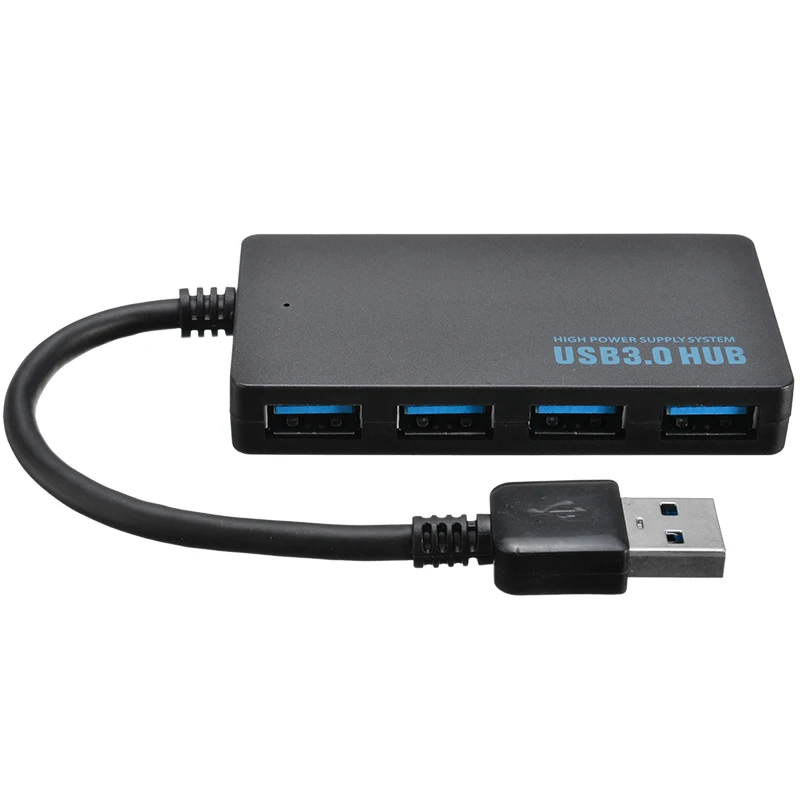 Высокоскоростной мульти 4 порта s USB 3 0 хаб с портом питания сплиттер-адаптер для