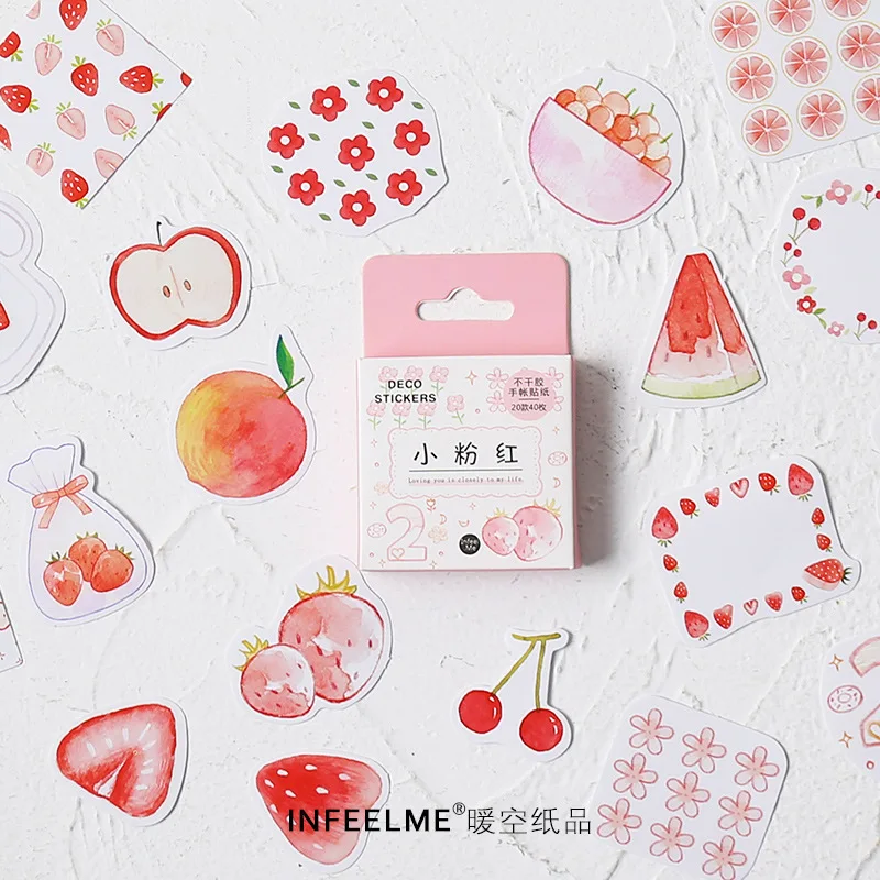 40 шт./1 Набор Kawaii канцелярские наклейки серии Good life element Декоративные наклейки для мобильного телефона Скрапбукинг DIY наклейки для рукоделия