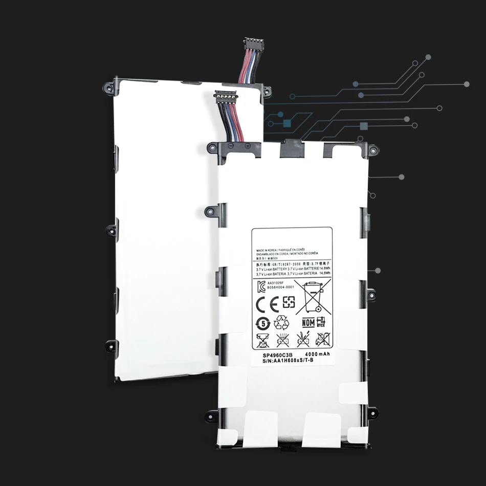 Аккумулятор YKaiserin SP4960C3B для Samsung GALAXY Tab 2 7 0 GT P3100 P3110 P3113 P6200 Емкостью 4000