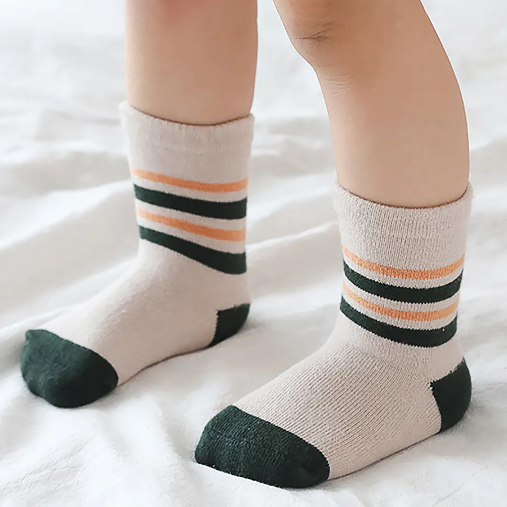 Детские носки для детей 0-8 лет, милые хлопковые мягкие носки средней длины с милым мультипликационным принтом для маленьких мальчиков и девочек, детские носки, бренд