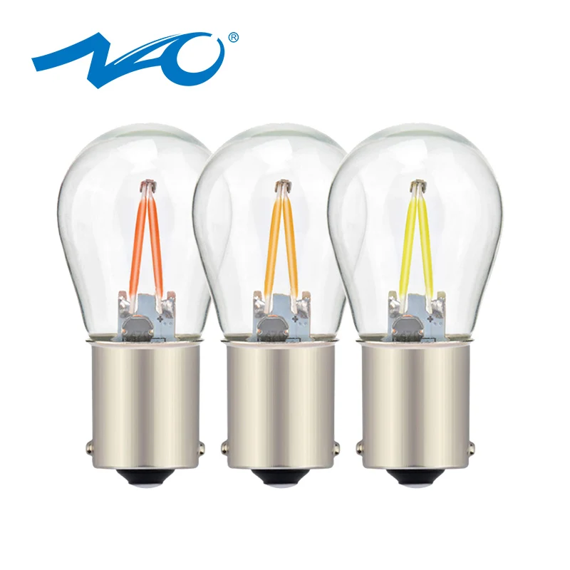 NAO P21W P21/5W BA15S светодиодный АВТО PY21W 1156 12V автомобильный указатель поворота P21 5W 1157