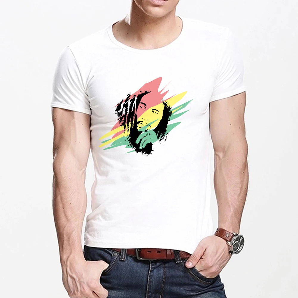 

MOUNTSHARP Summer T Shirt Men Harajuku Men of Thought Funny Print Tee Tops Short Sleeve male T Shirt Casual male Clothes