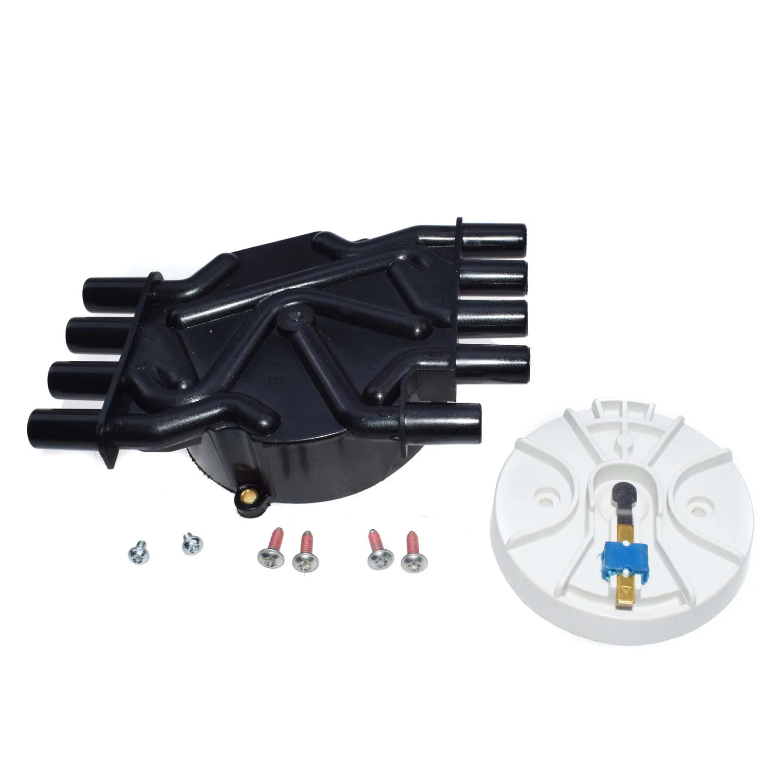 WOLFIGO New Distributor Cap & Rotor Kit 10452459 For 1996-2002 Chevrolet 5.0L 5.7L V8 GMC Cadillac Escalade Vortec K3500 C2500