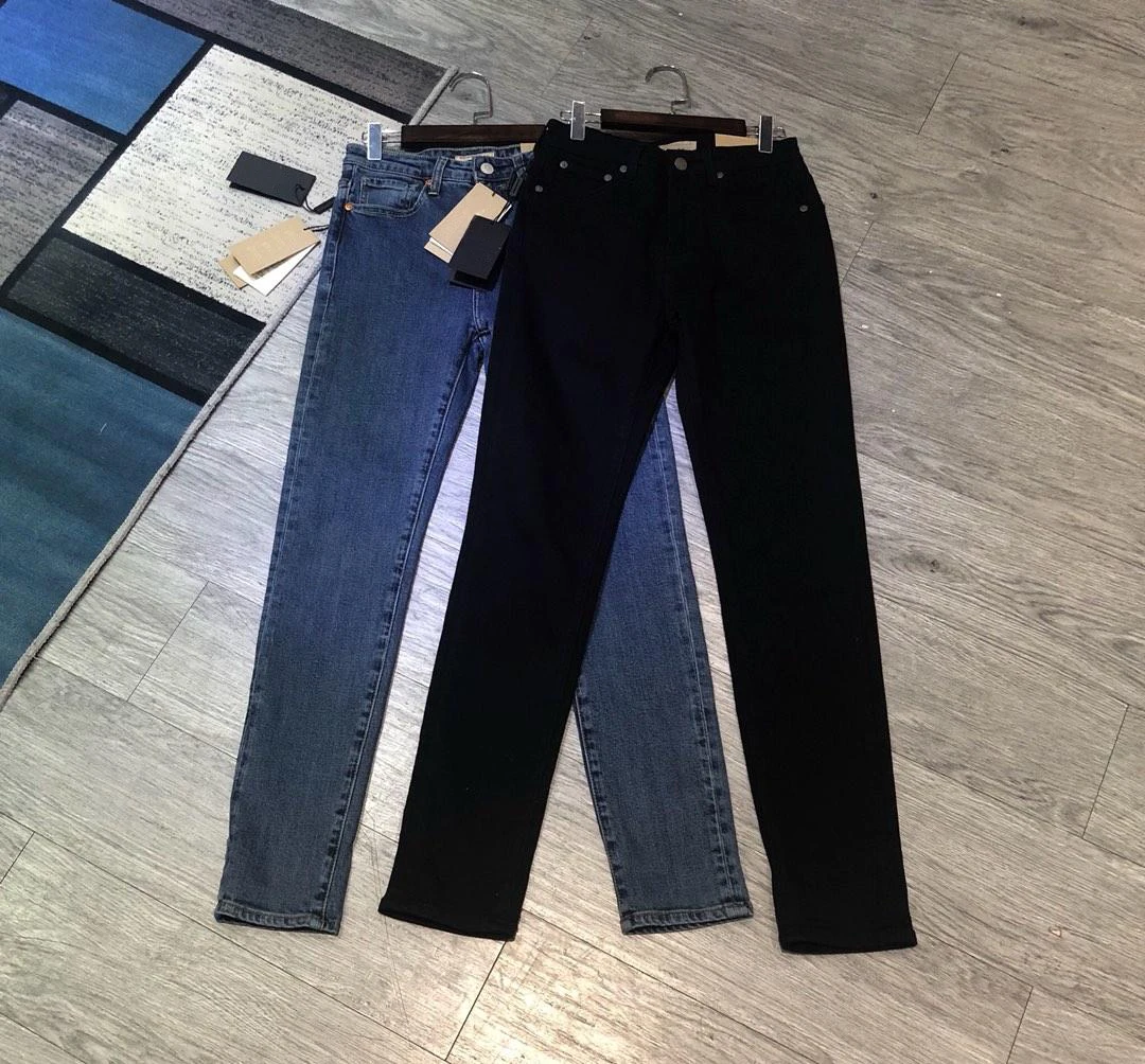 Модные обтягивающие женские джинсы со средней талией, женские черные джинсовые штаны