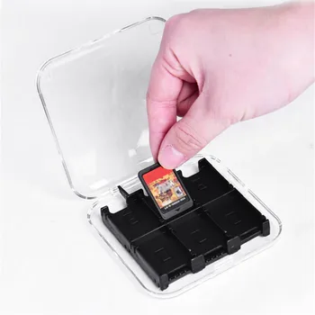 

New 12in1 Card Box Game Card Storage Box Transparent Card Box For Nintendo Switch Cases