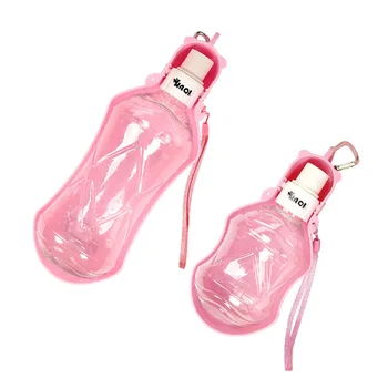 

280/518ml Foldable Plastic Pet Dog Water Bottle For Dogs Cats Travel Puppy Drinking Bowl Cup Outdoor Pets Water Feeder Dispenser