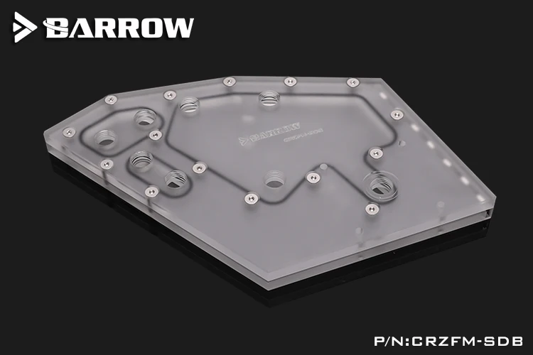 Барроу Cougar Conquer мини Чехол резервуар для водяного охлаждения RGB резервуар акриловая водяная плата INTEL платформа 240 мм CRZFM-SDB