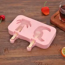 2 формы для мороженого, набор розовых Силиконовых Форм Для морозилки, модные домашние Инструменты для выпечки, товары для дома и кухни