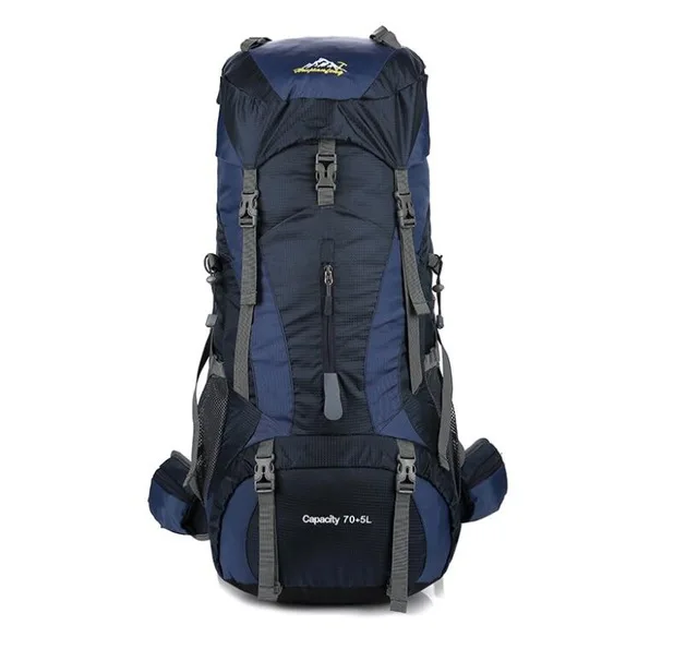 Dark Blue Профессиональная альпинистская сумка большой емкости походный рюкзак сумка на плечо походная сумка спортивная сумка с защитой от дождя - Цвет: Dark Blue
