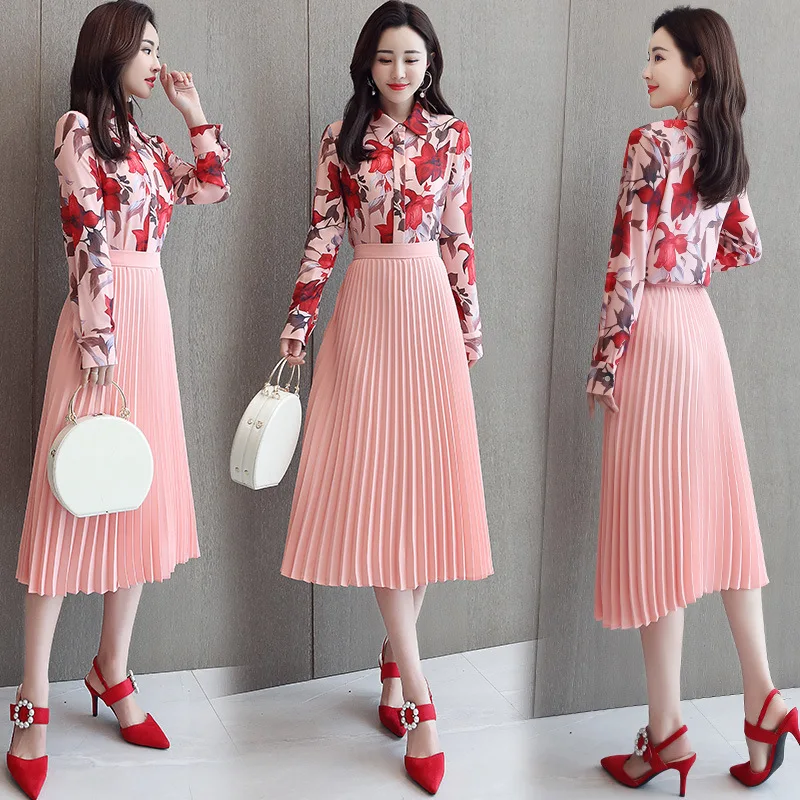

Slim Fit Versatile Elegant Casual Long-sleeve Suit/Suit Skirt 2019 Spring Trend Simple Cool Slimming