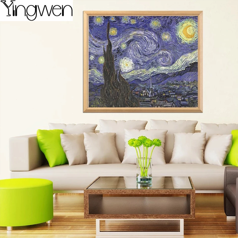 Vincent Van Gogh Series 5D DIY Diamond Painting Kits Full Diamond Embroidery Rhinestones Painting Decor Gift