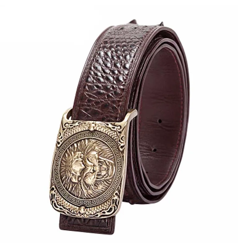 xiangdongdong crocodile leather men belt men leisure business Leather