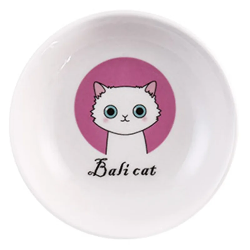Creative Cute Cat Small Saucer Shape Mini Ceramics Plate