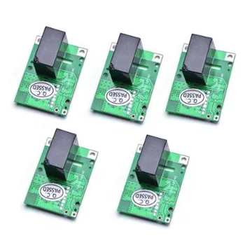

5PCS RE5V1C Wifi DIY Switch 5V DC Relay Module ligent Wireless Switch ligent APP Voice Relay Module