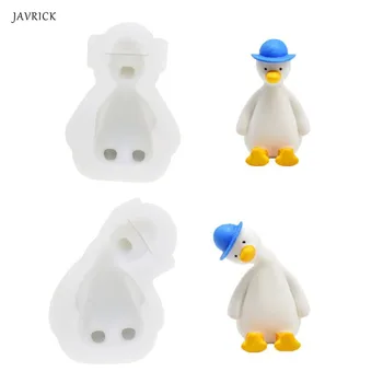 

Super Cute Cartoon Duck Goose Resin Mold Jewelry Making Tools Chocolate Gum Paste Sugar Molds DIY Art Crafts