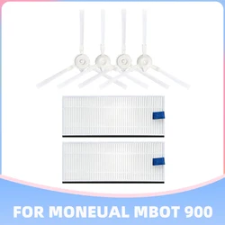 Hepa filtro escova lateral para moneual mbot 900 aspirador de pó peças reposição accessorie bom desempenho alta qualidade