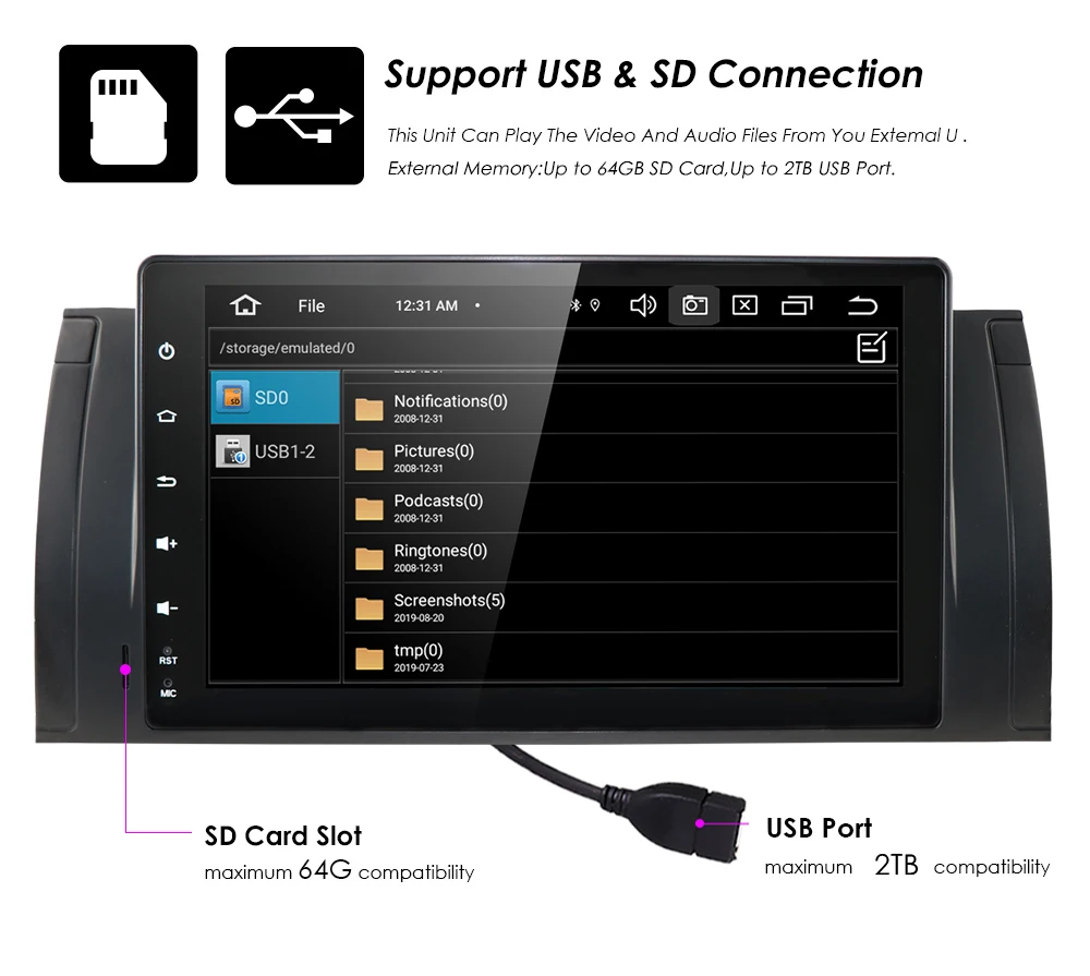 Android 9 DSP автомобильный мультимедийный плеер NODVD для BMW E39 X5 E53 E38 M5 Автомобильный gps Радио Аудио BT USB SD Canbus RDS MIC DAB SWC TPMS 4G