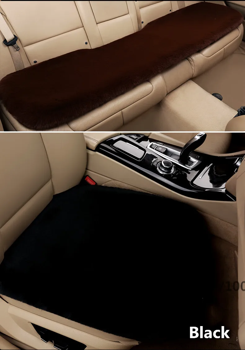 Теплый чехол для сиденья автомобиля Универсальная зимняя плюшевая подушка из искусственного меха Зимние украшения одежды и обуви для автомобиля защитный коврик на сиденье аксессуары для салона автомобиля