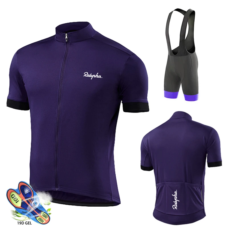 

Cycling Jersey Set 2020 Raphaful Pro Team Men Cycling Racing Bicycle Clothing Suit Breathable Mountain Bike Clothes Sportwears