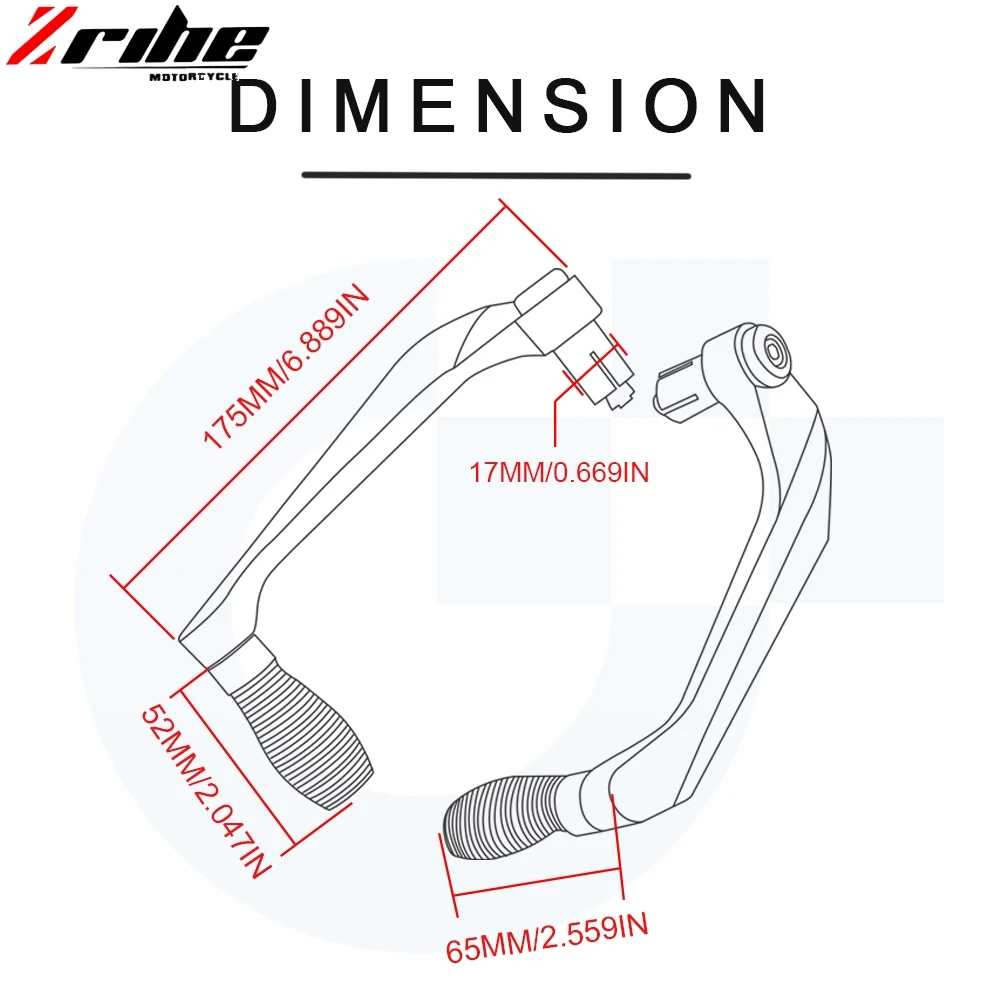 Для Honda CBR 600 F2 F3 F4 F4i CB599 CBR600RR CBR1000RR Мотоцикл Универсальный руль ручки тормоза сцепления Рычаги защита