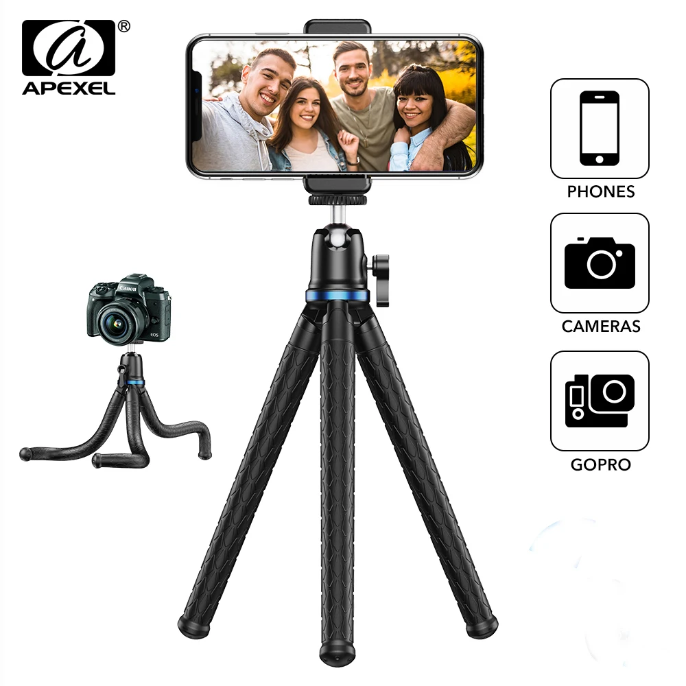 Portable Flexible Tripod Octopus Stand for Gopro Camera/SLR/DV Phone