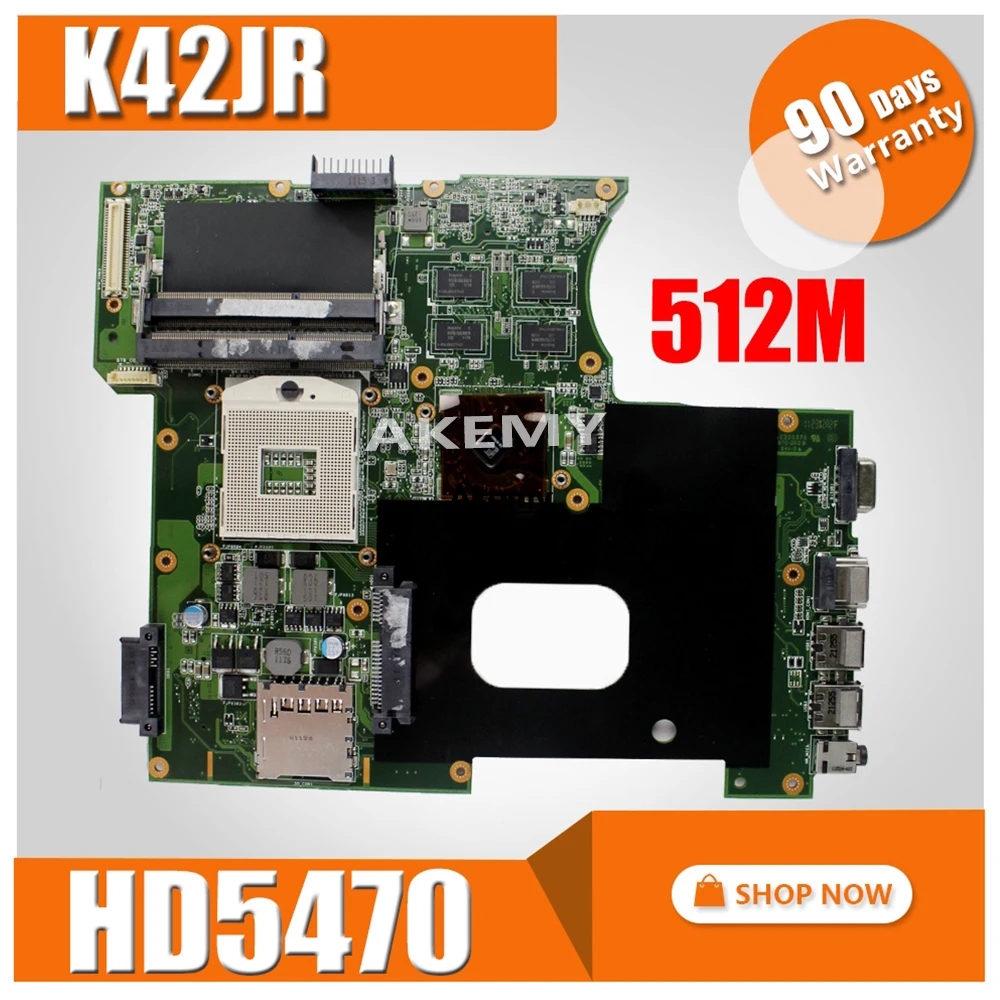 Материнская плата K42JR Rev 4 0 512M HD5470 для For Asus K42JZ K42JB K42JY материнская ноутбука