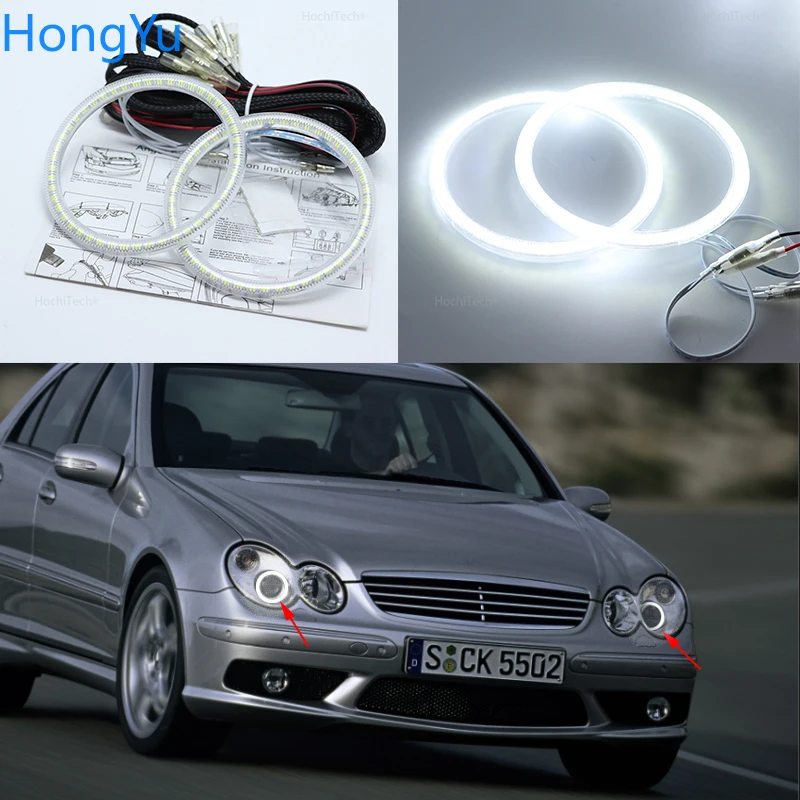 Для Mercedes Benz C-CLASS W203 C230 C240 C320 C55 C30 2001-2007 Smd комплект светодиодов глаза ангела отлично
