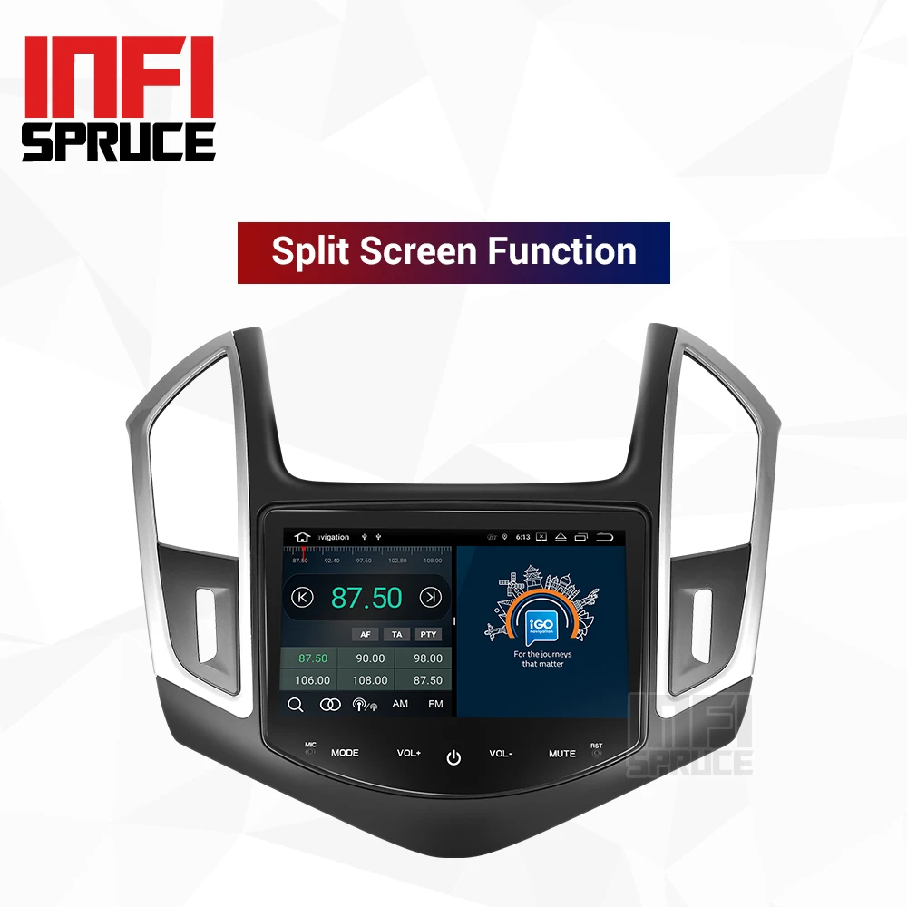 Android 9,0 автомобильный dvd gps плеер для Chevrolet Cruze 2013 с радио gps навигацией Поддержка Зеркало Ссылка руль
