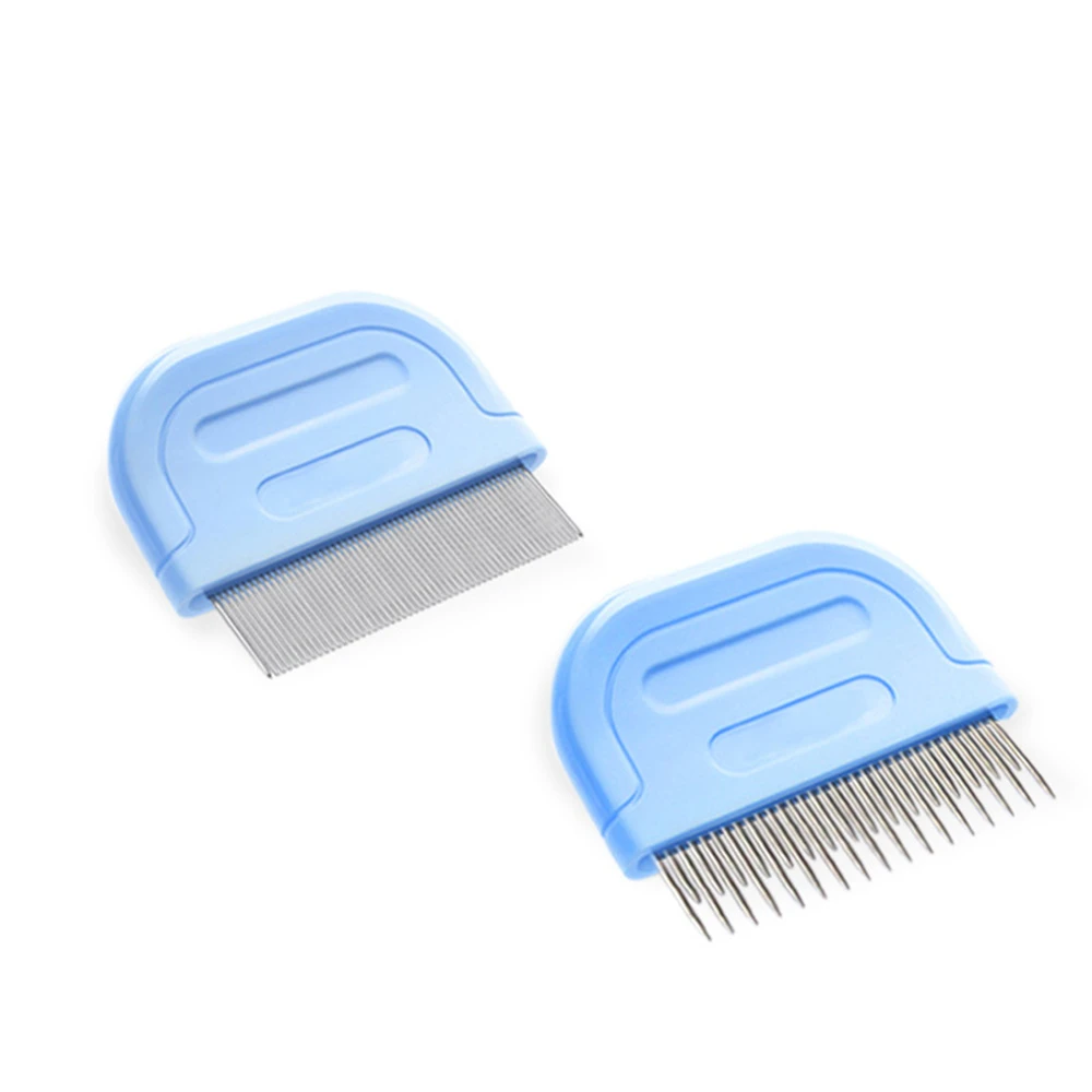 Cat Grooming Comb Cat Flea Removal Stainless Steel Pin Grooming Comb Brush For Long And Short Hair Gilling Brush Slicker Combs (4)