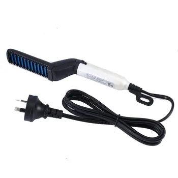 

Multifunctional Hair Comb Quick Beard Straightener Curling Curler Show Cap Men Beauty Hair Styling Tool Gift Box Pack